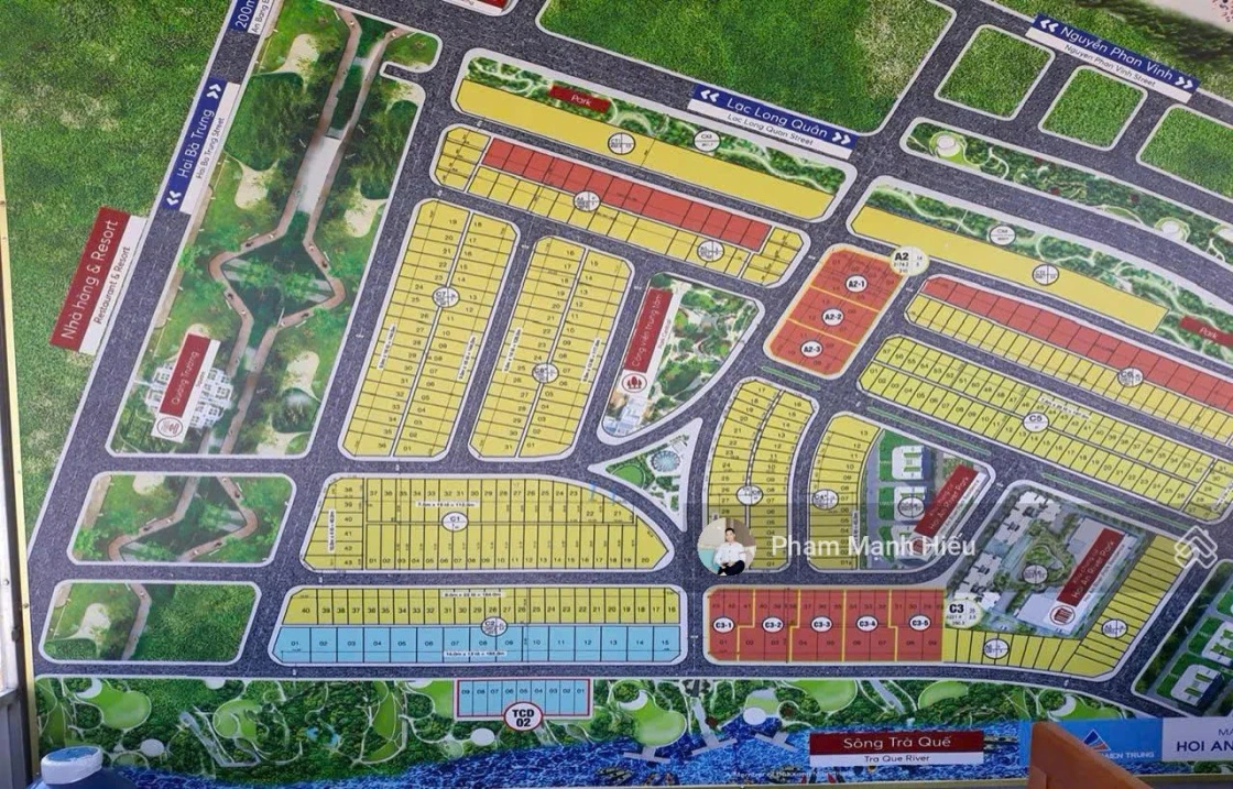 Chính chủ gửi bán lô góc 3 mặt tiền hiếm có siêu vip cạnh sông, sát biển An Bàng Cẩm An, Hội An - Ảnh thu nhỏ 2