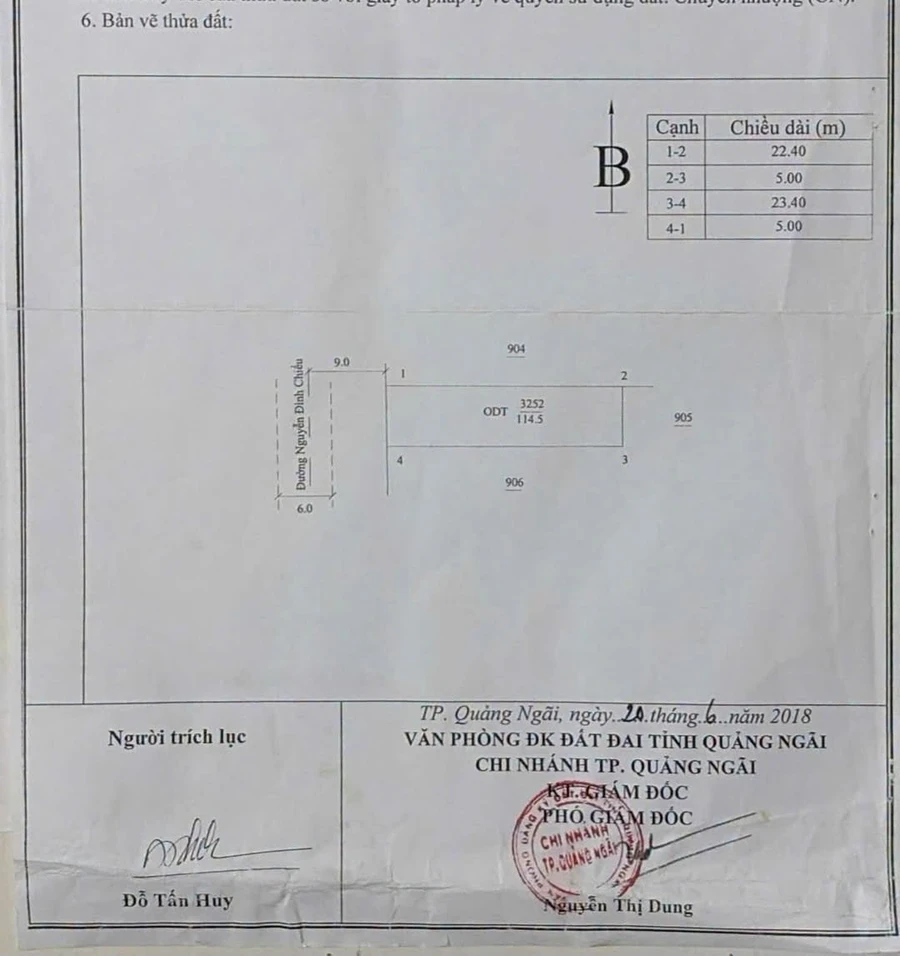 Bán đất mặt tiền Nguyễn Đình Chiểu 114,5m2, giá 3,2 tỷ - Ảnh 1