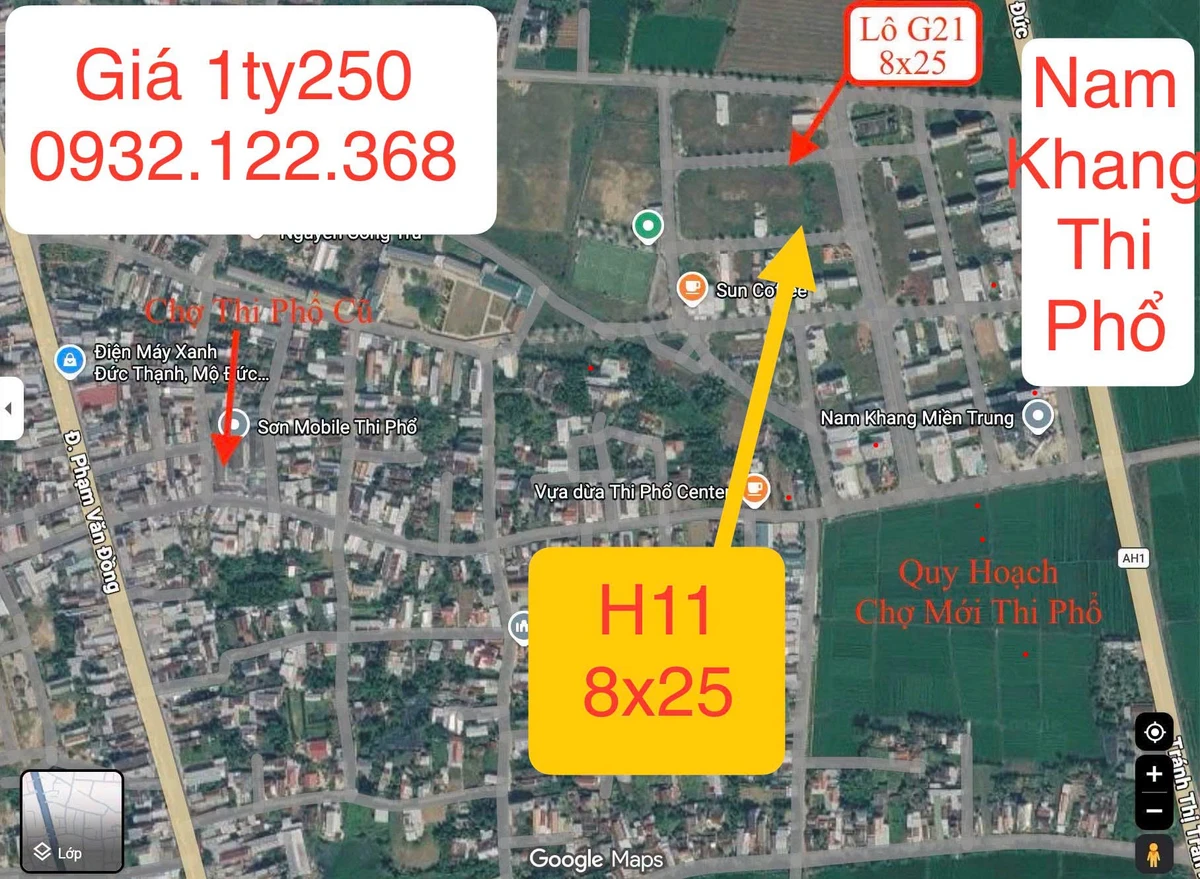 Bán biệt thự 200m2 Nam Khang Thi Phố 1,25 tỷ - Ảnh 1