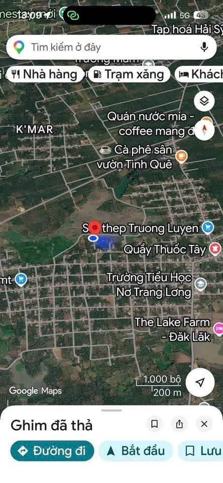 Bán lô đất 960m² Cư Kuin Đắk Lắk 1 tỷ 350 triệu - Ảnh 1