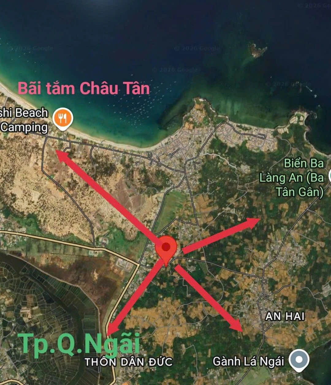 Bán đất ven biển Quảng Ngãi 102m2, giá 470 triệu - Ảnh 1