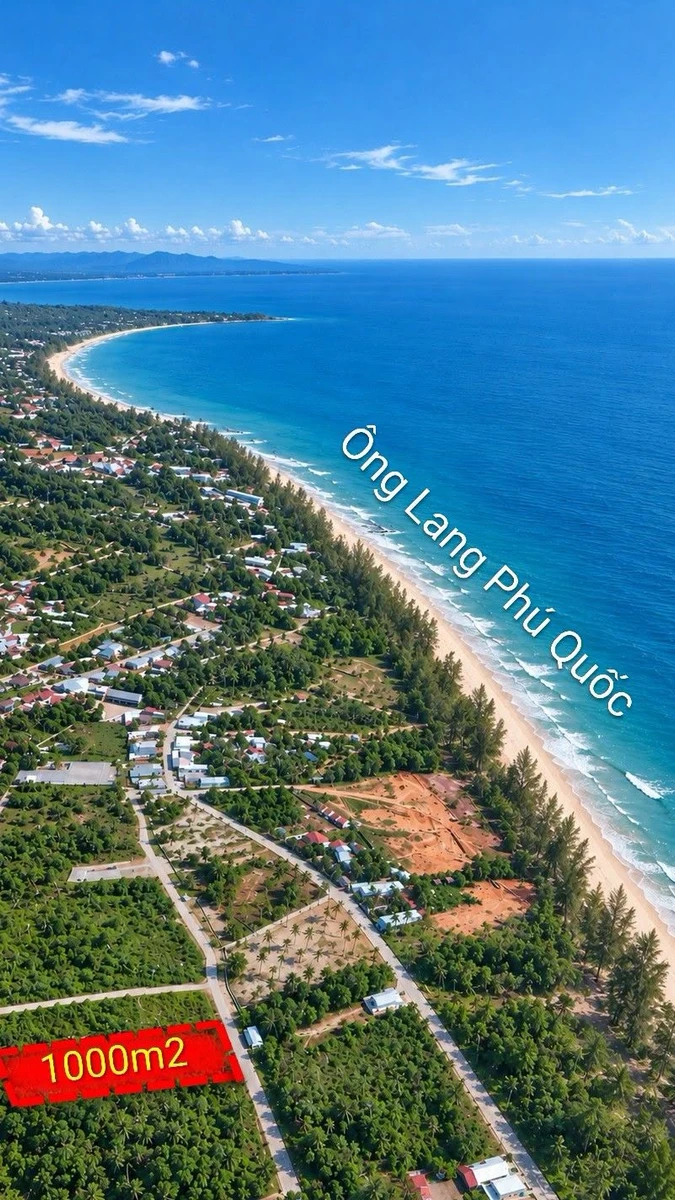 Bán đất Ông Lang Phú Quốc 1000m2, giá 9,5 tỷ - Ảnh 1