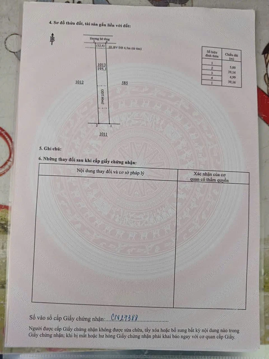 Bán đất nền Chơn Thành 600m², 5,5 tỷ - Ảnh thu nhỏ 3