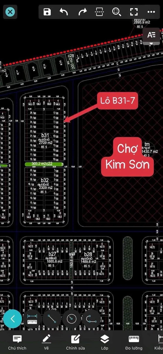 Bán lô đất 99m2 KĐT Kim Sơn, Mạo Khê, Quảng Ninh, đối diện chợ, giá hơn 2,3 tỷ - Ảnh thu nhỏ 2