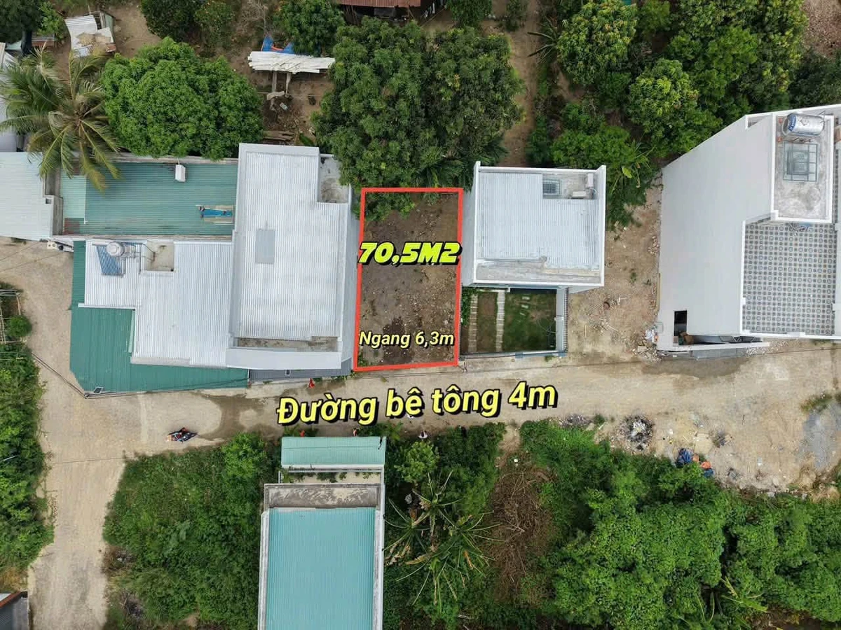 Bán lô đất 70,5m2 thị trấn Diên Khánh, Khánh Hòa - Ảnh 1