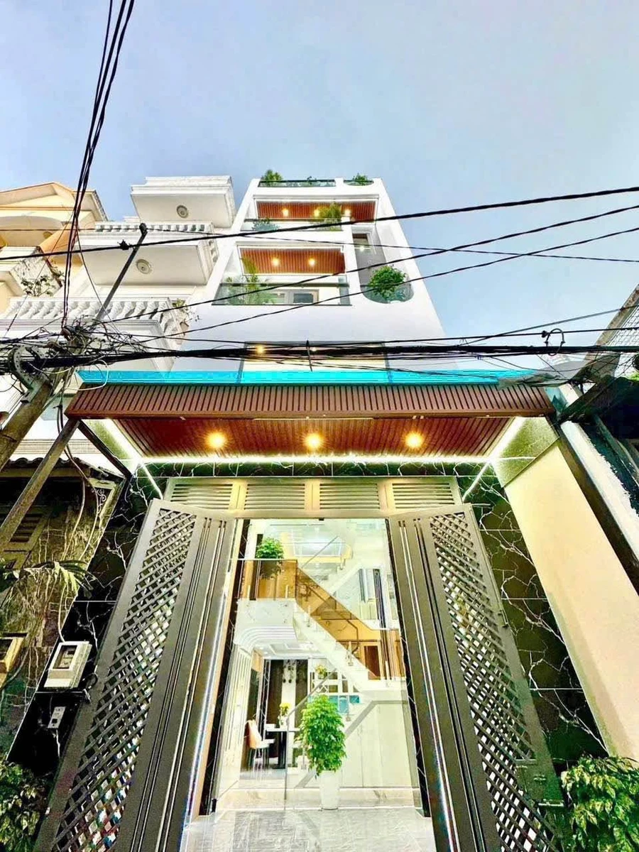 Bán nhà phố mới 1 trệt 1 lửng 3 lầu 56m2 hẻm Lâm Thị Hố, Quận 12 giá 5,99 tỷ - Ảnh thu nhỏ 2