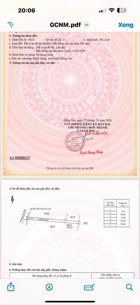 Bán gấp 20 phòng trọ mới, KCN Minh Hưng, 2 tỷ - Ảnh thu nhỏ 2