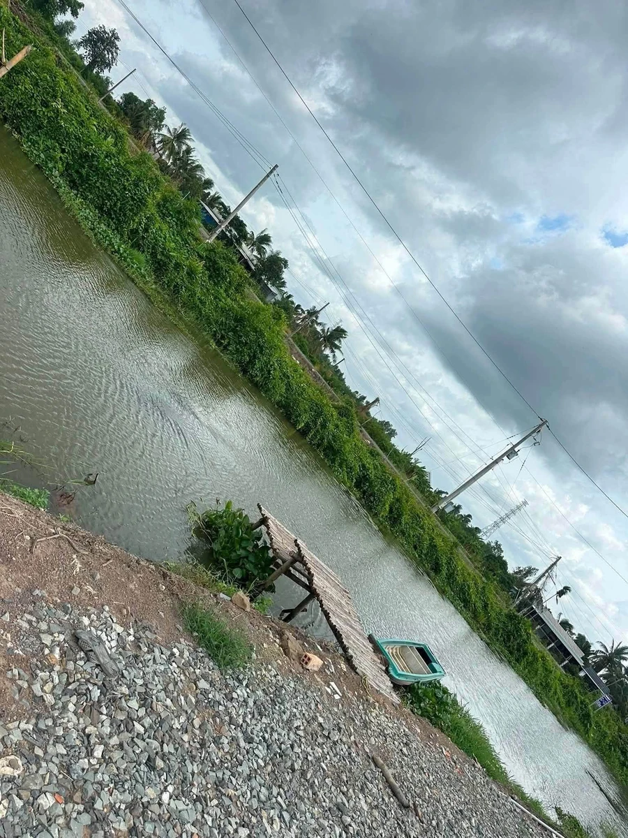 Bán nhà vườn lô góc 2 mặt tiền kênh gần 1.000m2 tại Tân Thành, Thủ Thừa, Long An - Ảnh thu nhỏ 3