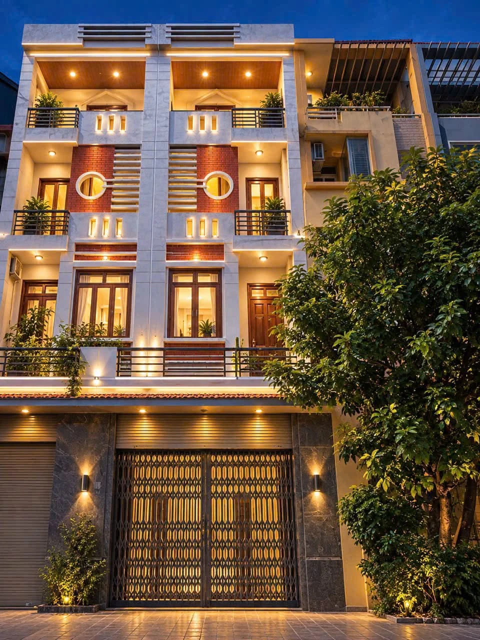 Bán nhà 4 tầng 86,8m² 5 phòng ngủ Văn Cao, Hải Phòng 7,7 tỷ - Ảnh 1