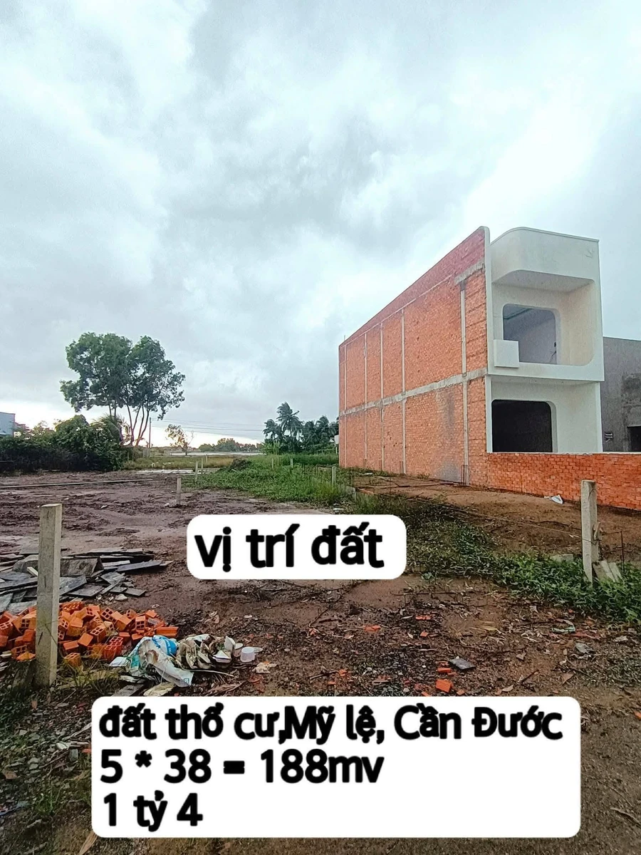 Bán đất thổ cư 188m² tại Xã Mỹ Lệ, Huyện Cần Đước - Ảnh thu nhỏ 2