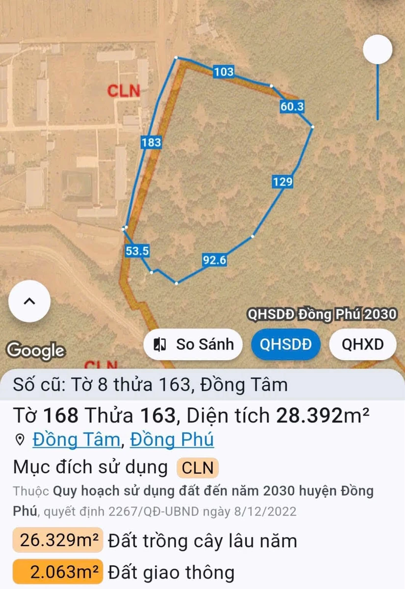 Bán đất Đồng Tâm 2,7 ha giá 3 tỷ - Ảnh thu nhỏ 2