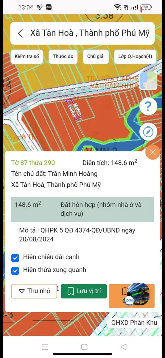 Bán lô đất 160m² Phường Tân Hải, Nhà Bè 2.4 tỷ - Ảnh thu nhỏ 5