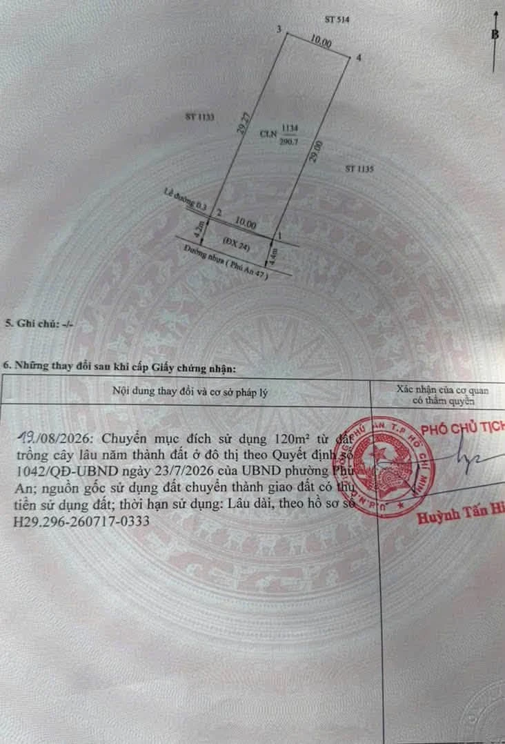 Bán nhà mặt tiền Thanh Bình, Bình Tân, 10×29m, 2,79 tỷ - Ảnh thu nhỏ 3