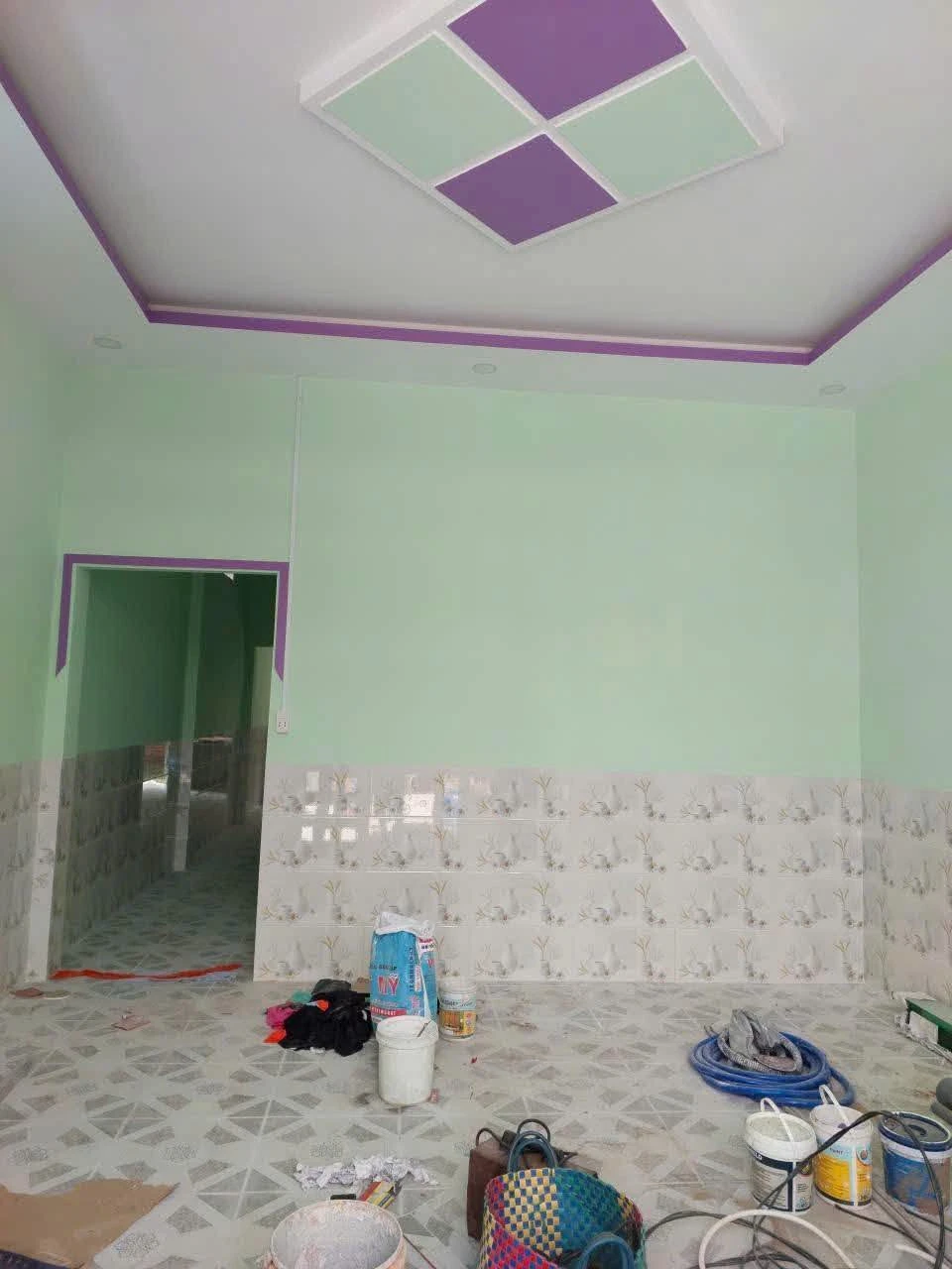 Bán nhà xây mới 150m2 Đức Hòa Long An 1 tỷ 680 triệu - Ảnh 1