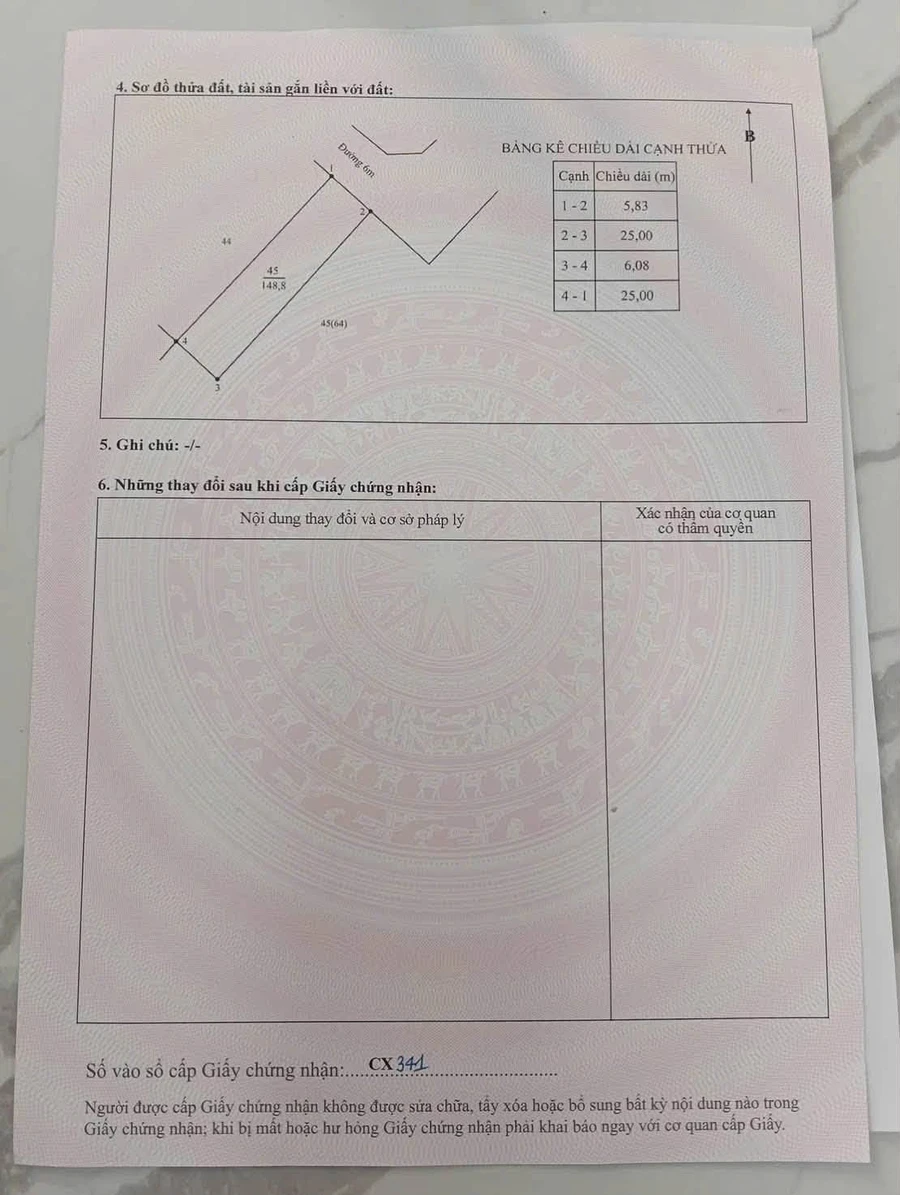 Bán đất thổ cư 148m2 thôn 4 xã Điền Hòa, Phong Điền, Huế giá 320 triệu - Ảnh 1