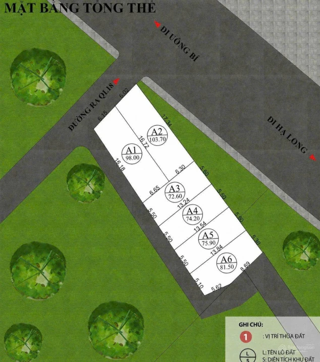 Bán đất tại Đại Yên, Lõi trung tâm Hạ Long Xanh giá 2,4 tỷ. 72,6 m2, giá cực chất - Ảnh thu nhỏ 5