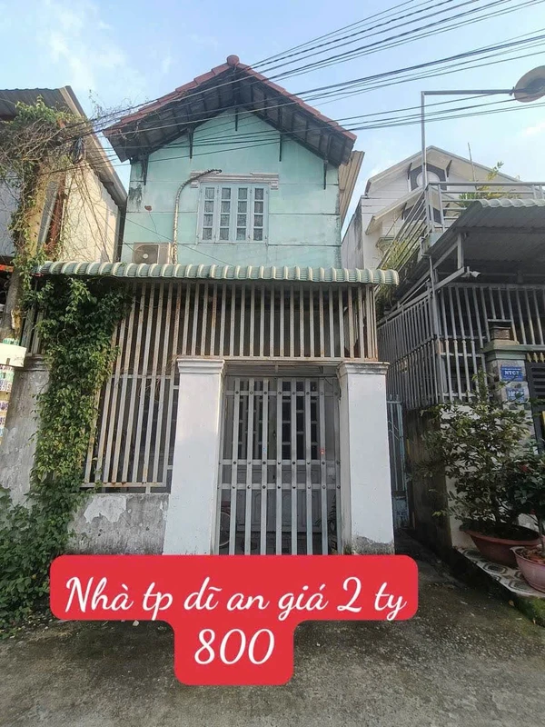 Bán nhà 90m² gần trường học, chợ Dĩ An