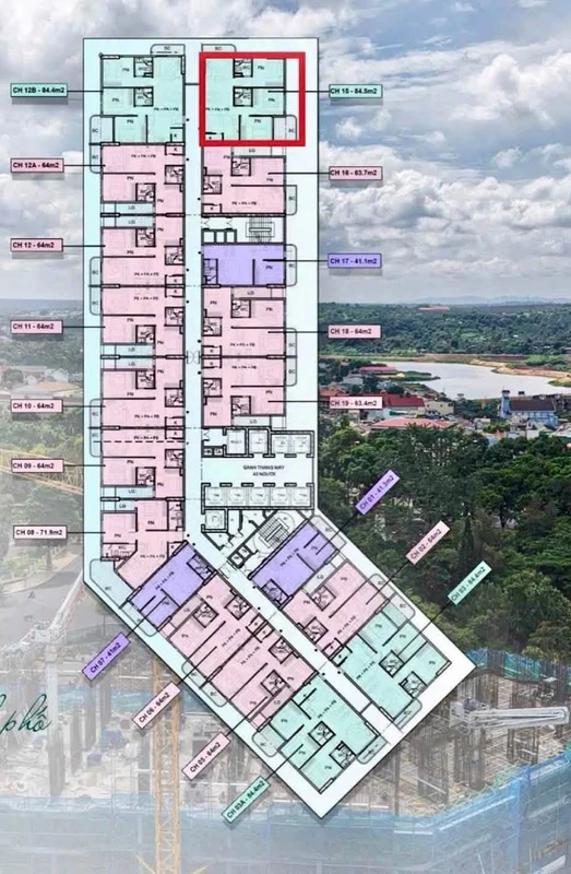 Bán căn hộ 3PN 85m² EcoPalace Buôn Ma Thuột