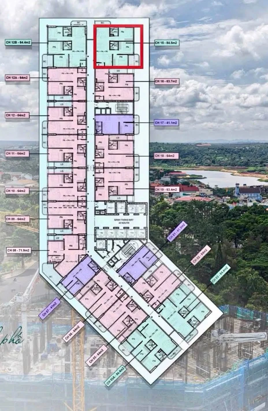 Bán căn hộ 3PN 85m² EcoPalace Buôn Ma Thuột - Ảnh 1
