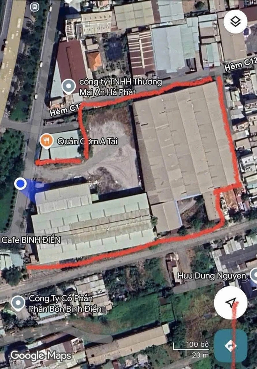 Bán xưởng mặt tiền 21.000m² Phường Tân Tạo, Bình Tân, 445 tỷ - Ảnh thu nhỏ 2
