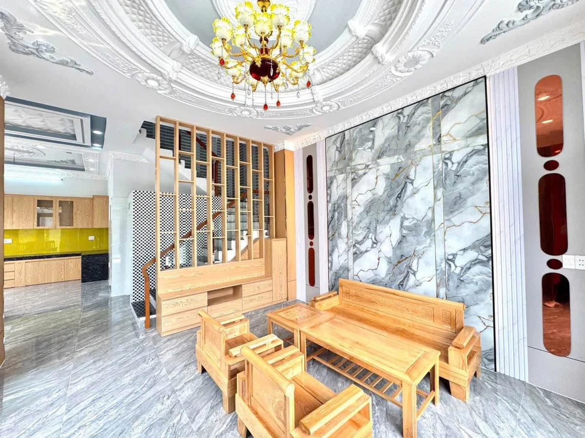 Bán nhà 5x18 nở hậu, 5 phòng ngủ, mặt tiền Nguyễn Văn Thậm, Nhà Bè - Ảnh thu nhỏ 5