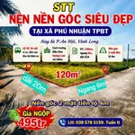 Bán nền đất góc 120m² tại Phường An Hội, Vĩnh Long 495 triệu - Ảnh thu nhỏ 2