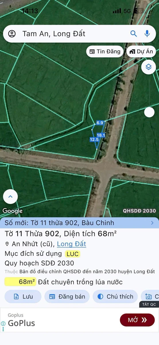 Bán lô đất góc 2 mặt tiền 515.5m² tại Long Đất, Vũng Tàu - Ảnh thu nhỏ 4