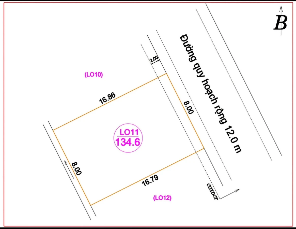 Bán lô đất đấu giá Hưng Đông 134,6m2 giá 3 tỷ - Ảnh 1