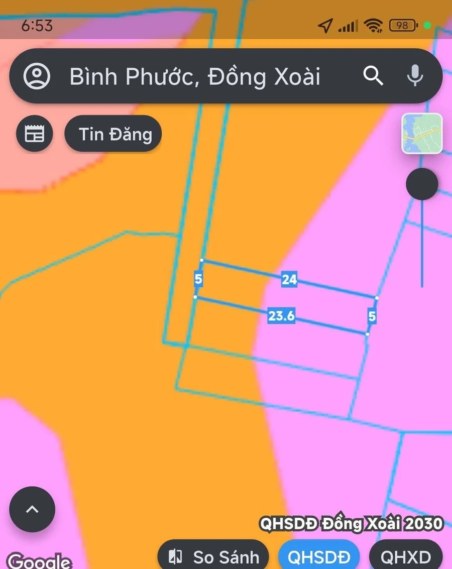 Bán lô đất 120m² Phường Bình Phước, Đồng Nai - Ảnh thu nhỏ 3