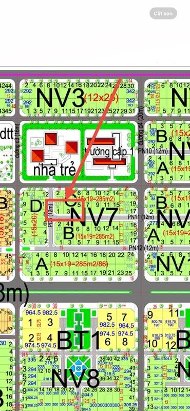 Bán quỹ đất biệt thự 847m² mặt tiền 45m Nhơn Trạch hơn 8 tỷ