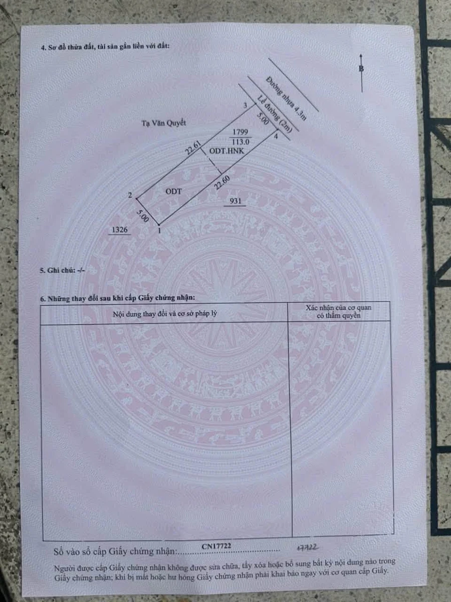 Bán đất 2 lô liền kề hẻm 322 Huỳnh Văn Luỹ, Phú Lợi, giá từ 3,4 tỷ - Ảnh thu nhỏ 3