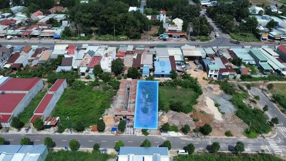 Bán đất 2 mặt tiền 5x40m full thổ cư gần chợ Minh Thành, Chơn Thành, Bình Phước - Ảnh thu nhỏ 2