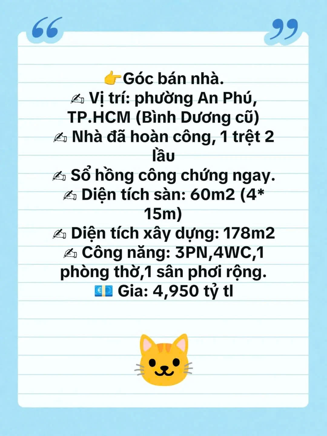 Bán nhà phố 3 tầng 60m² KDC Phú Hồng Khang, P. An Phú (Thuận An cũ), giá 4,95 tỷ - Ảnh 1