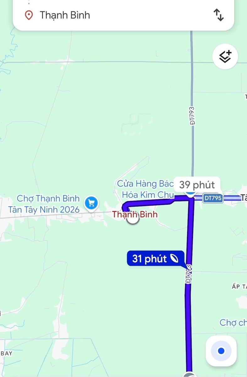 Bán đất mặt tiền đường nhựa 1.099m² Ấp Thạnh An, Xã Thạnh Bình, Tân Biên, Tây Ninh - Ảnh thu nhỏ 4