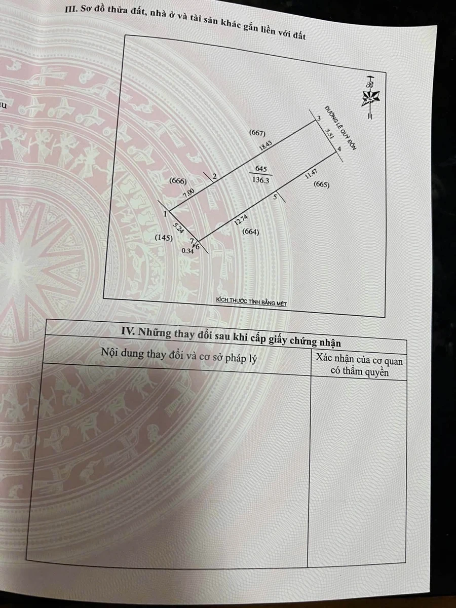 Bán đất mặt đường Lê Quý Đôn 140m², Hưng Lộc 5 tỷ - Ảnh 1