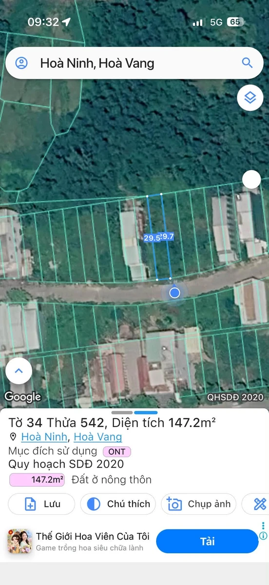 Bán đất Hòa Ninh 1 Bà Nà Đà Nẵng 123m² giá 1,6 tỷ - Ảnh thu nhỏ 2