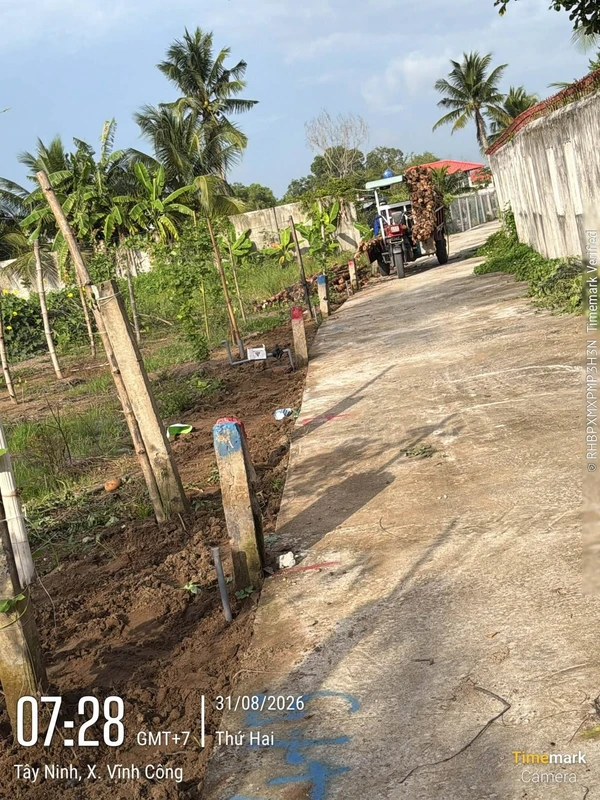 Bán 8 lô đất 5x27m tại Hòa Phú, Châu Thành, Long An