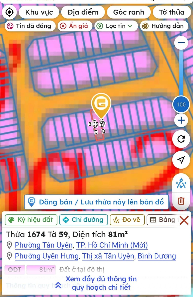Bán đất Tân Uyên Bình Dương 81m² giá 1,5 tỷ - Ảnh thu nhỏ 4