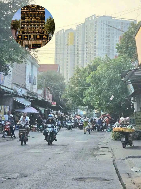 Bán đất thổ cư mặt tiền đường chợ 120m² khu tái định cư Sóng Thần, Dĩ An
