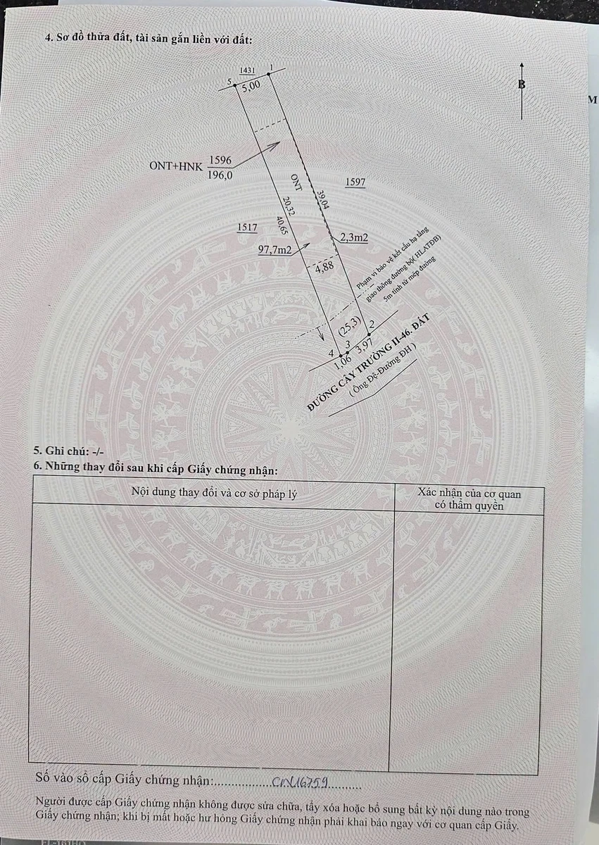 Bán đất 200m² đường Cây Trường, Bình Dương, 839 triệu - Ảnh thu nhỏ 4