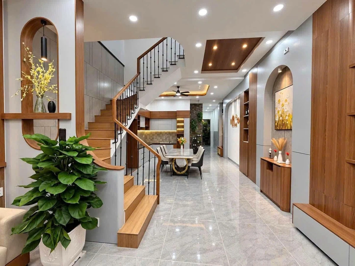 Bán nhà 1 trệt 1 lầu 3 phòng ngủ 93m² Cần Giuộc Long An - Ảnh thu nhỏ 2