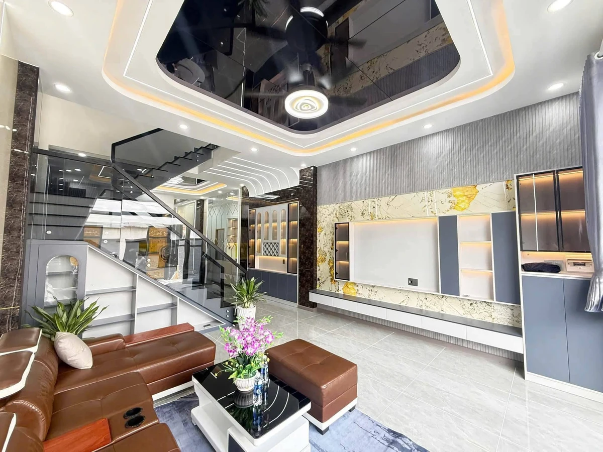 Bán nhà 1 trệt 2 lầu sân thượng 110m², 4 phòng ngủ, phường Đông Hòa, Thủ Đức - Ảnh thu nhỏ 3