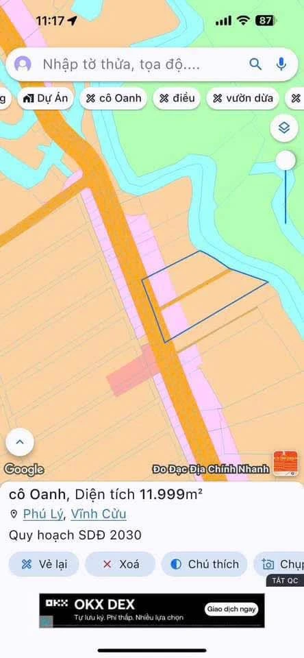 Bán đất Phú Lý Đồng Nai 12.000 m2 mặt tiền 97 m - Ảnh 1