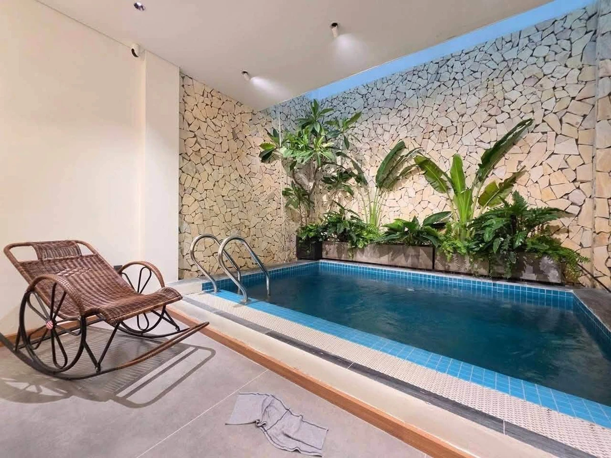 Bán nhà 3 tầng có hồ bơi 76.5m2 Hải Châu, Đà Nẵng - Ảnh thu nhỏ 4