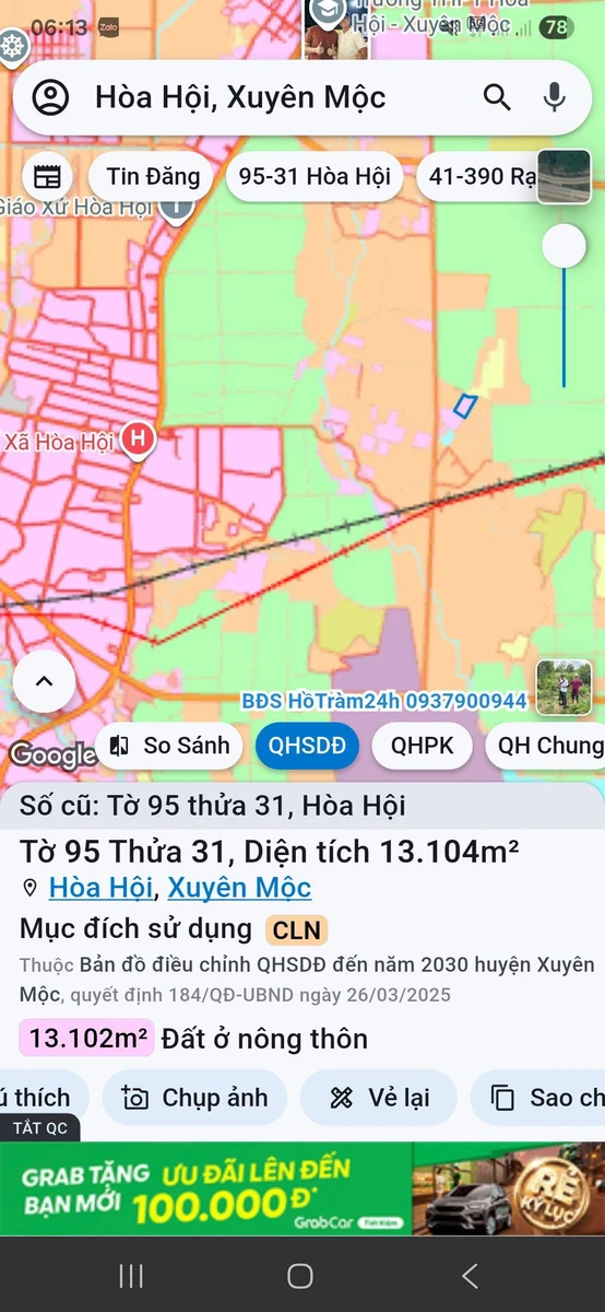 Bán đất Hòa Hội Xuyên Mộc 13.000m² sổ riêng 11 tỷ 5 - Ảnh thu nhỏ 2