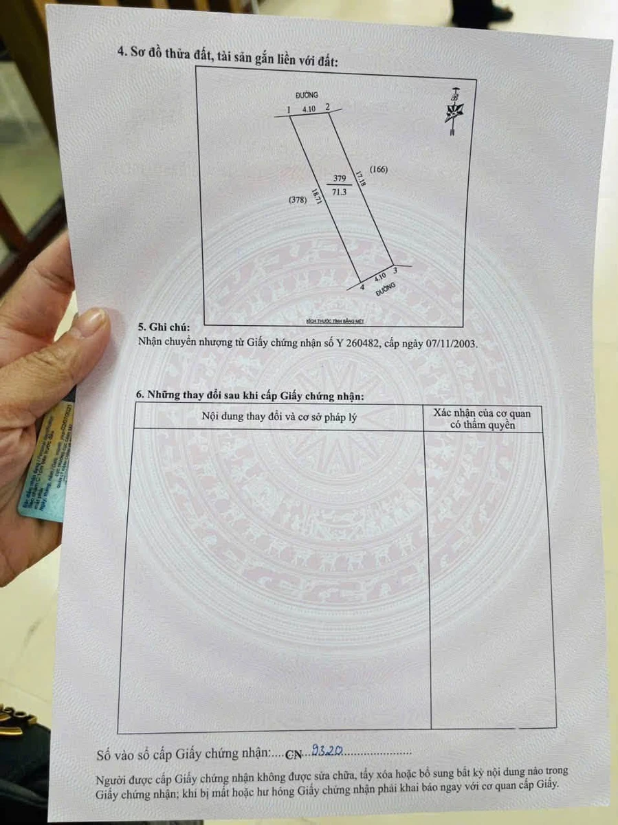 Bán lô đất 71,3m² mặt tiền Hà Huy Tập Thủ Đức 4,3 tỷ - Ảnh thu nhỏ 3