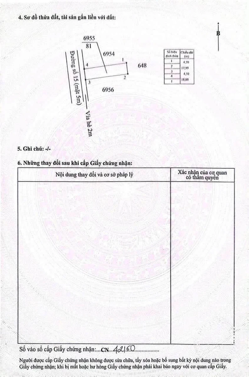 Bán nền đất 85.5m² KDC 5 Hiệp Tân 650 triệu Tây Ninh - Ảnh thu nhỏ 5