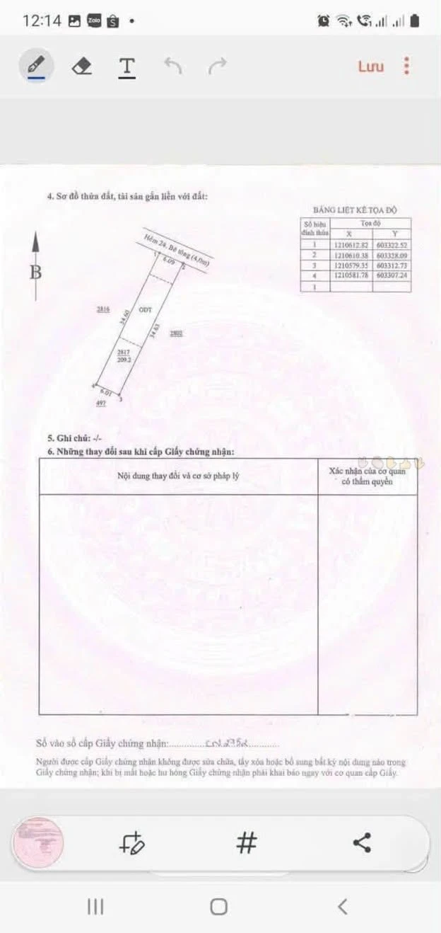 Bán đất 79,8m2 mặt tiền Bình Nhâm 47, Lái Thiêu, Thuận An, giá 2,6 tỷ - Ảnh 1