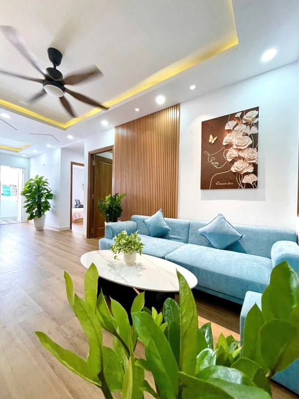 Bán căn hộ CT5 Vĩnh Điềm Trung, tầng 7, 60m2, 2PN, full nội thất, giá 2 tỷ 395