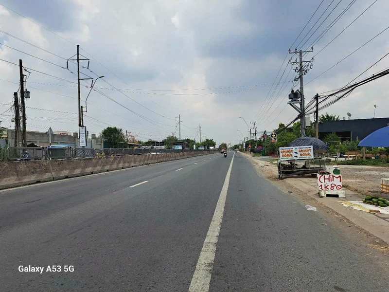 Bán đất + nhà xưởng mặt tiền QL1A Thủ Thừa 13.729m2, 72 tỷ